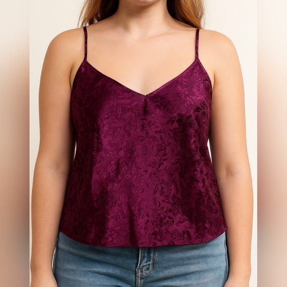 Vintage Tops - ❤️ Satin floral tank